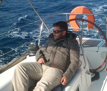 Sailboat was found crushed at Patroklos Island